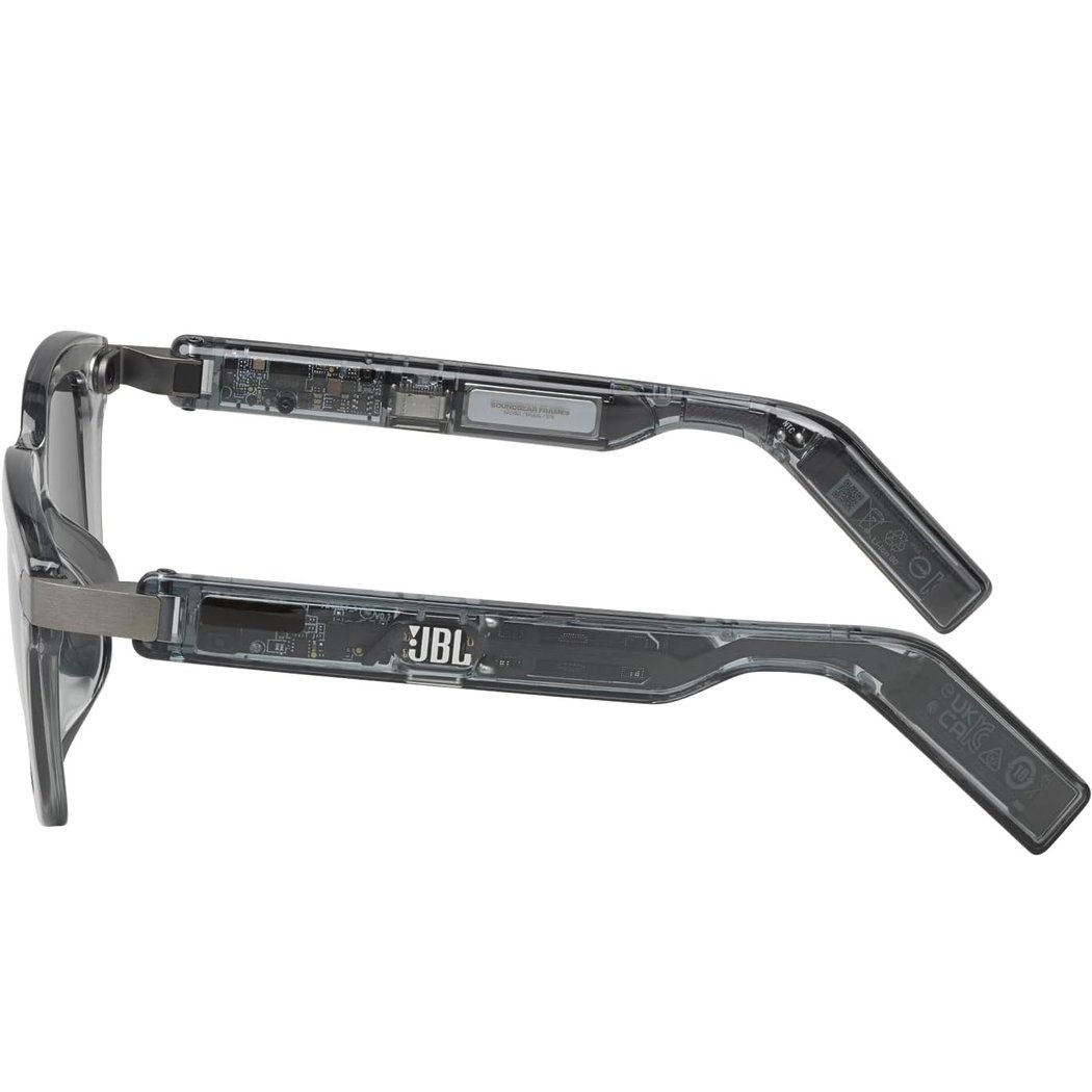 JBL Soundgear Frames Square Sunglasses with Built-In Open-Ear Audio & Mic 