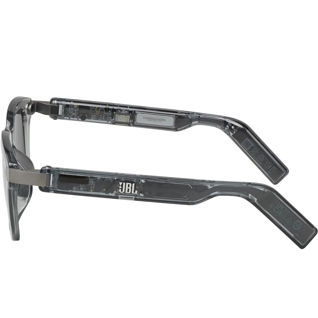 JBL Soundgear Frames Square Sunglasses with Built-In Open-Ear Audio & Mic 
