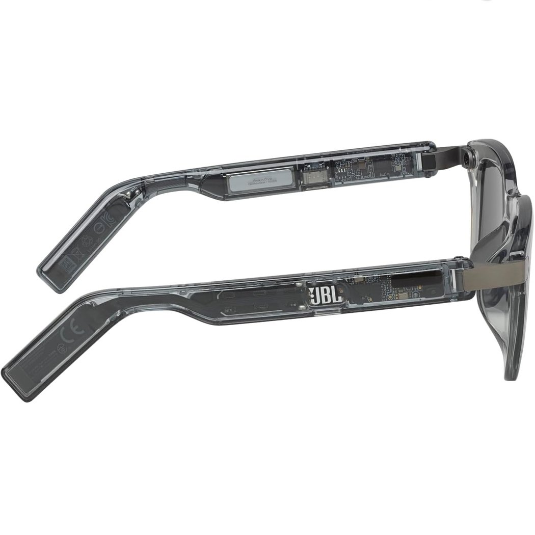 JBL Soundgear Frames Square Sunglasses with Built-In Open-Ear Audio & Mic 