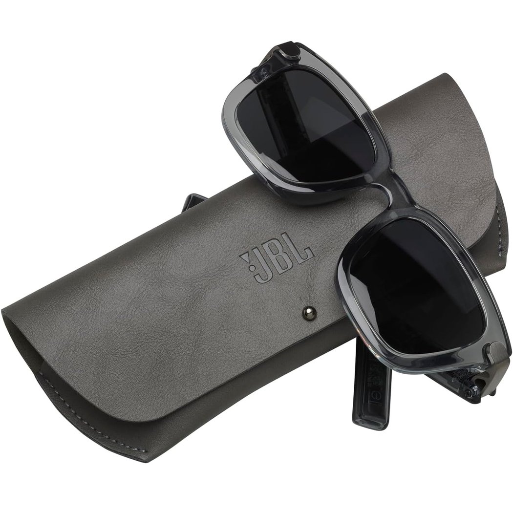 JBL Soundgear Frames Square Sunglasses with Built-In Open-Ear Audio & Mic 