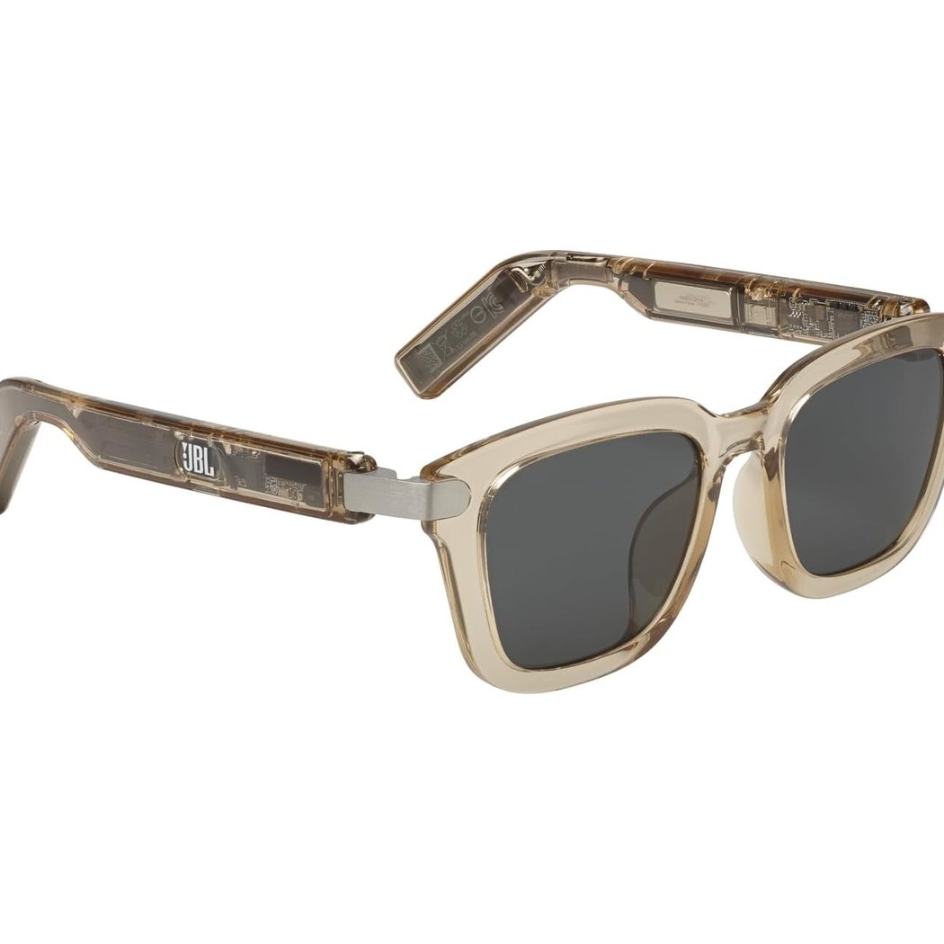JBL Soundgear Frames Square Sunglasses with Built-In Open-Ear Audio & Mic