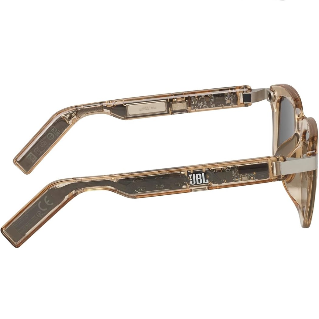 JBL Soundgear Frames Square Sunglasses with Built-In Open-Ear Audio & Mic