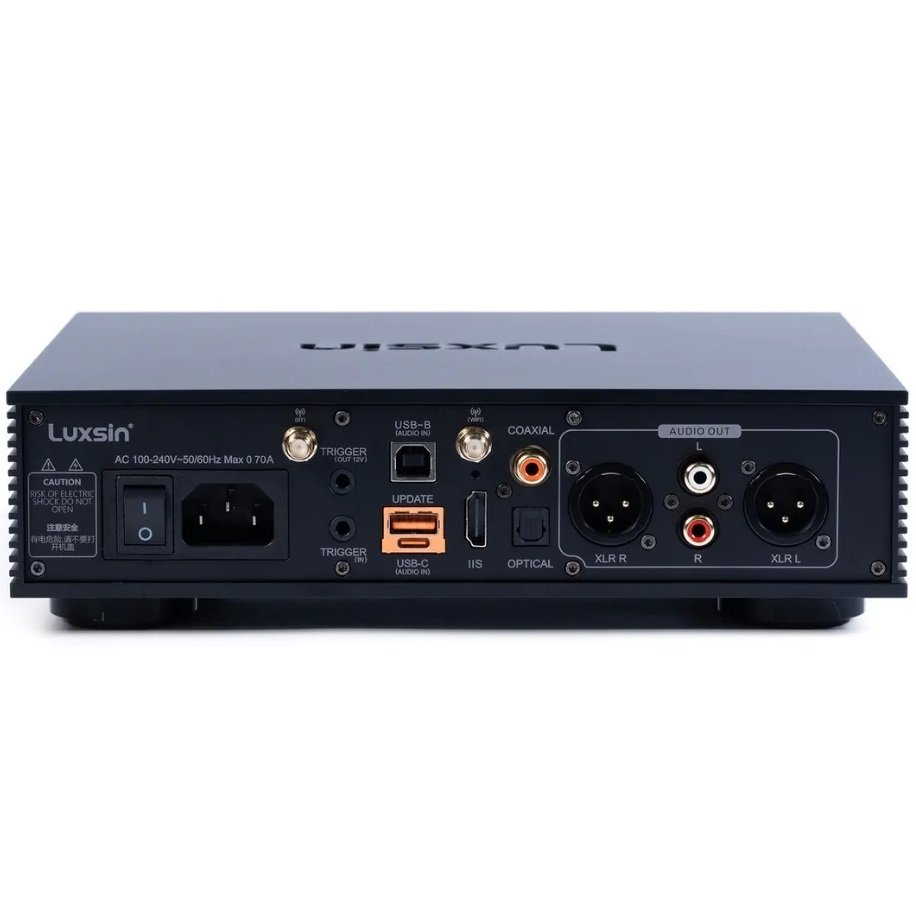 Luxsin X8 Wireless Bluetooth/WiFi Network Streamer, Desktop DAC & Headphone Amplifier