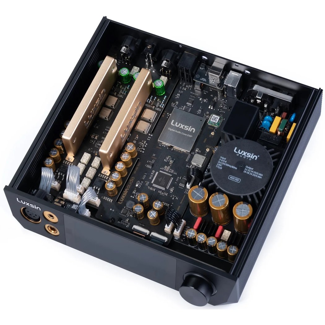 Luxsin X8 Wireless Bluetooth/WiFi Network Streamer, Desktop DAC & Headphone Amplifier