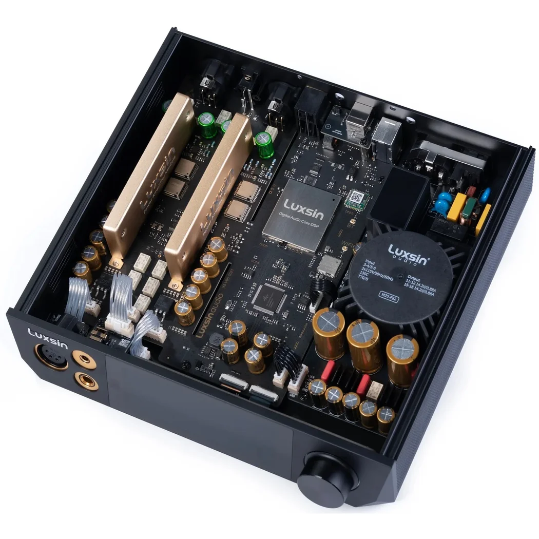 Luxsin X8 Wireless Bluetooth/WiFi Network Streamer, Desktop DAC & Headphone Amplifier