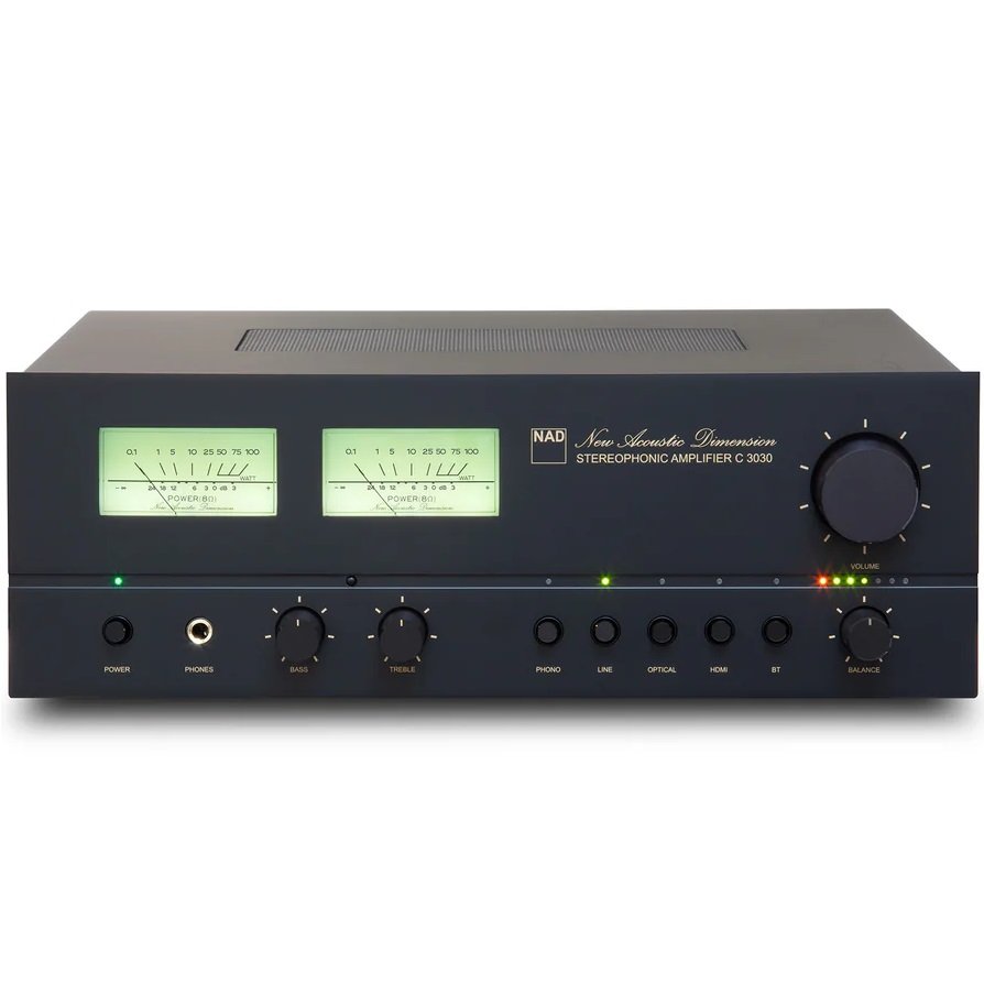NAD C 3030 Wireless Bluetooth Integrated Amplifier (with HDMI & Phono)