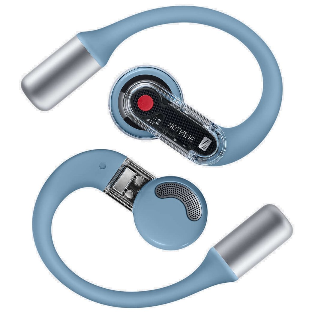 Nothing Ear (open) True Wireless Bluetooth Air Conduction Open-Ear Earphone Microphone Blue