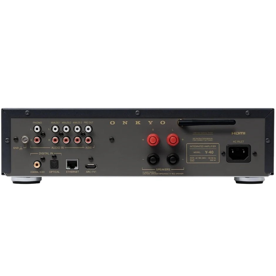 Onkyo Muse Y-40 Digital DAC, Multi-Room Wireless Bluetooth/WiFi Network Streamer & Integrated Amplifier (with HDMI & Phono) 