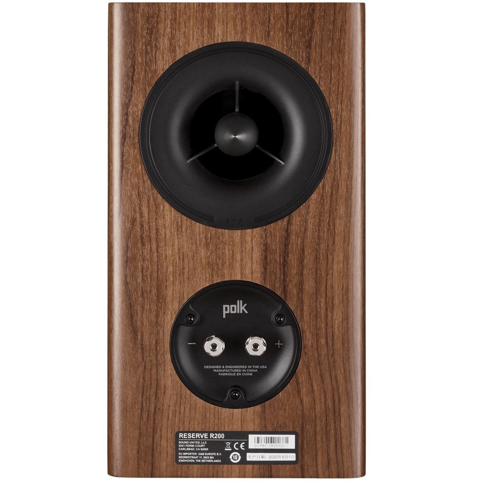 Polk Audio Reserve R200 Passive Desktop Bookshelf Speakers - Walnut