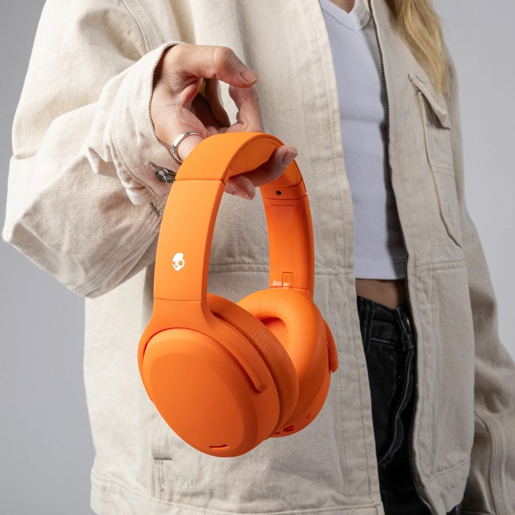 Skullcandy Crusher ANC 2 Wired/Wireless Bluetooth Noise-Cancelling Over-Ear Headphone with Mic - Hazard