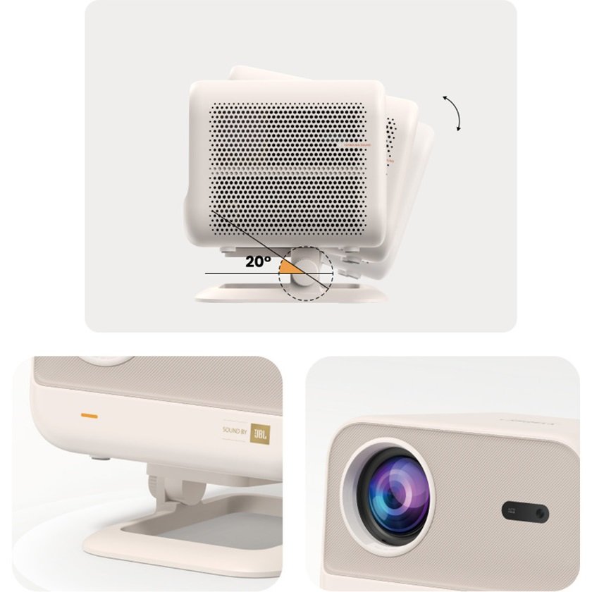 Yaber Projector L2 Plus 1080p LED Home Projector with WiFi & Bluetooth Connectivity