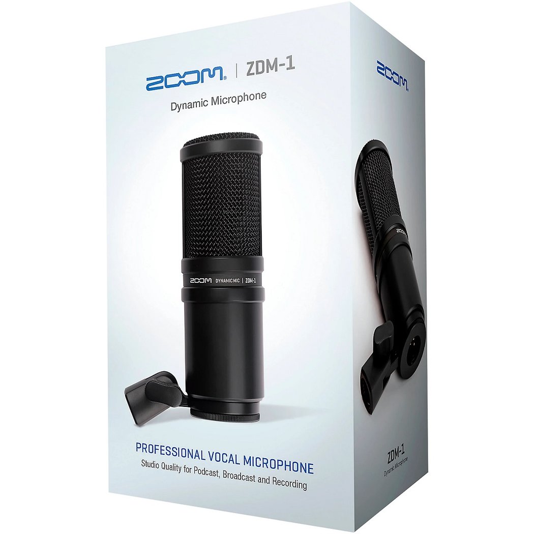 ZOOM ZDM-1 Dynamic XLR Podcast Microphone
