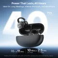 EarFun Clip 2 True Wireless Bluetooth Air Conduction Open-Ear Earphone Microphone Black