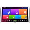JazPiper K-ONE All-In-One 21.5” Touchscreen Network Streaming Karaoke System with 8” Speakers & Dual Handheld Microphones