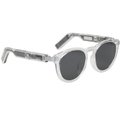 JBL Soundgear Frames Round Sunglasses with Built-In Open-Ear Audio & Mic