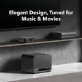WiiM Sub Pro Studio Monitoring Wireless Bluetooth/WiFi Network Powered Subwoofer- Black