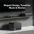 WiiM Sub Pro Wireless Bluetooth WiFi Network 8-inch Powered Active Subwoofer Black