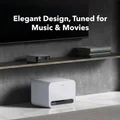 WiiM Sub Pro Wireless Bluetooth WiFi Network 8-inch Powered Active Subwoofer White