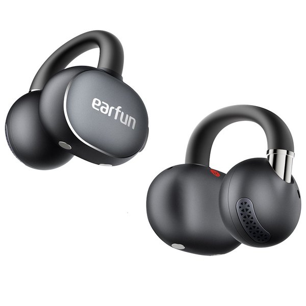 EarFun Clip 2 True Wireless Bluetooth Air Conduction Open-Ear Earphone with Mic - Black