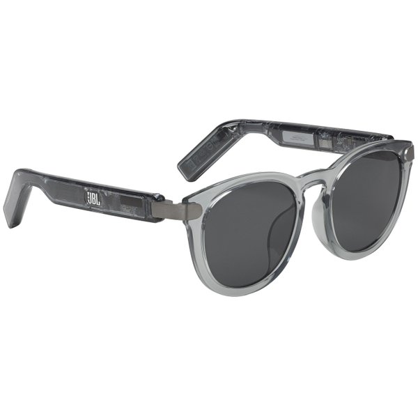JBL Soundgear Frames Round Sunglasses with Built-In Open-Ear Audio & Mic - Onyx