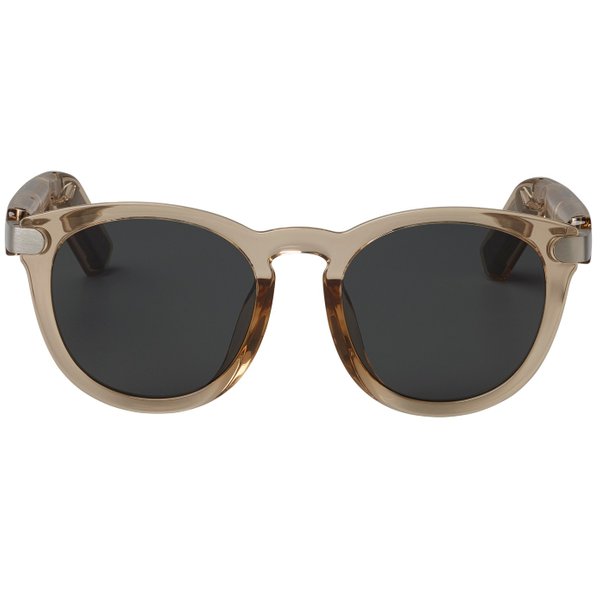 JBL Soundgear Frames Round Sunglasses with Built-In Open-Ear Audio & Mic - Amber