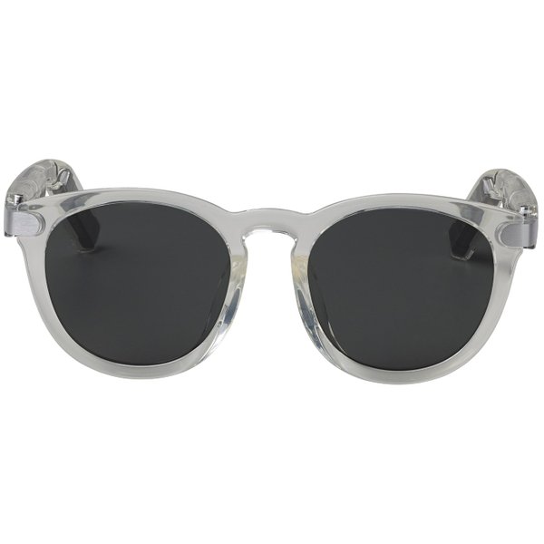 JBL Soundgear Frames Round Sunglasses with Built-In Open-Ear Audio & Mic - Pearl