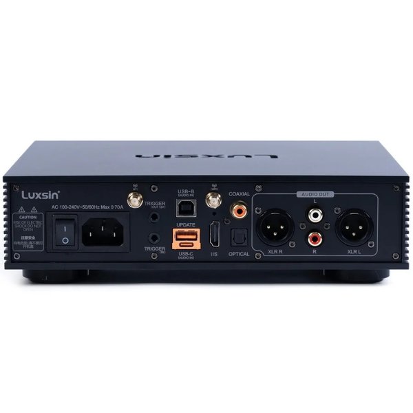 Luxsin X8 Wireless Bluetooth/WiFi Network Streamer, Desktop DAC & Headphone Amplifier