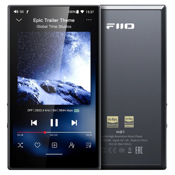 FiiO M21 MQA Digital Audio Player - Black