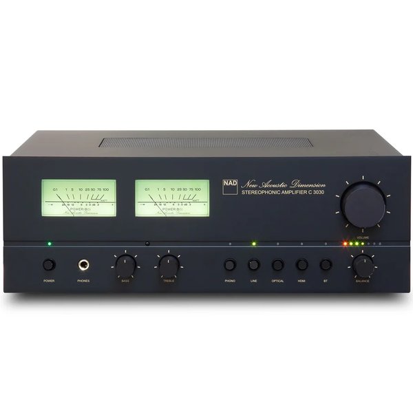 NAD C 3030 Wireless Bluetooth Integrated Amplifier (with HDMI & Phono)