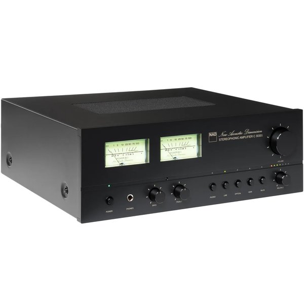 NAD C 3030S MQA Multi-Room Wireless Bluetooth/WiFi Network Integrated Amplifier (with HDMI & Phono)