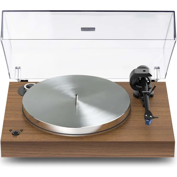 Pro-Ject X8 B Superpack Balanced Fully Manual Belt-Drive Turntable (Ortofon Quintet Blue MC Cartridge) - Walnut Satin