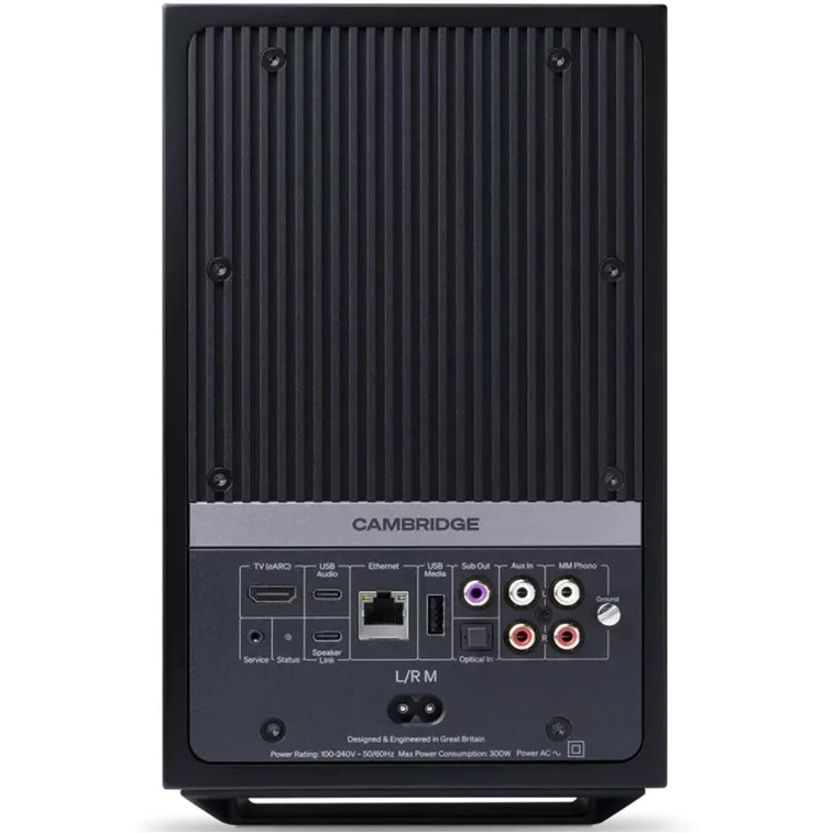 Cambridge Audio L/R M Wireless Bluetooth Desktop Bookshelf Speakers - Black