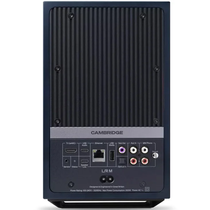 Cambridge Audio L/R M Wireless Bluetooth Desktop Bookshelf Speakers - Blue