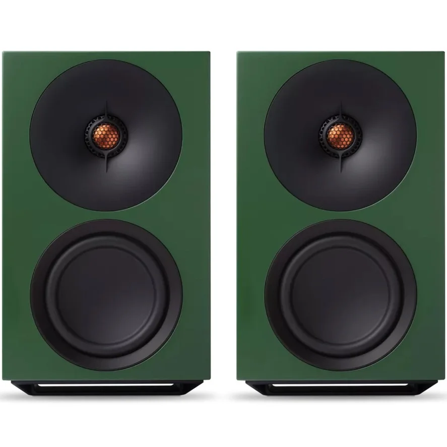 Cambridge Audio L/R M Wireless Bluetooth Desktop Bookshelf Speakers - Walnut