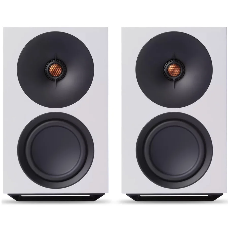 Cambridge Audio L/R M Wireless Bluetooth Desktop Bookshelf Speakers - White