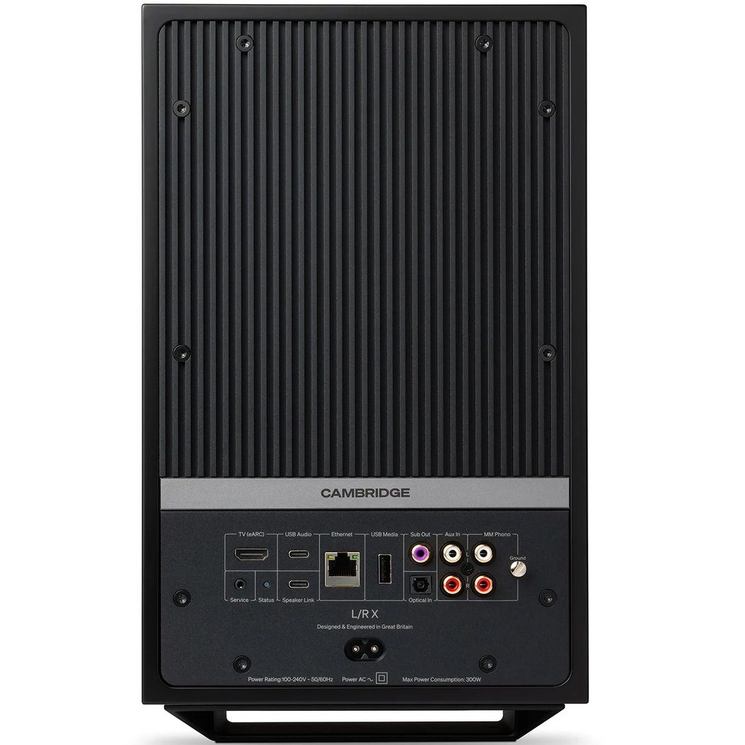 Cambridge Audio L/R X Wireless Bluetooth Desktop Bookshelf Speakers - Black