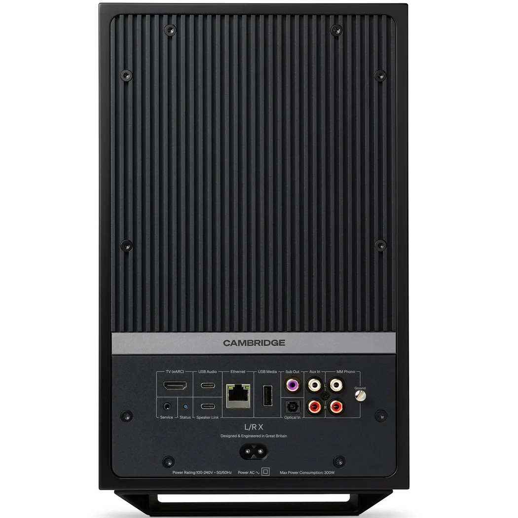 Cambridge Audio L/R X Wireless Bluetooth Desktop Bookshelf Speakers - Black