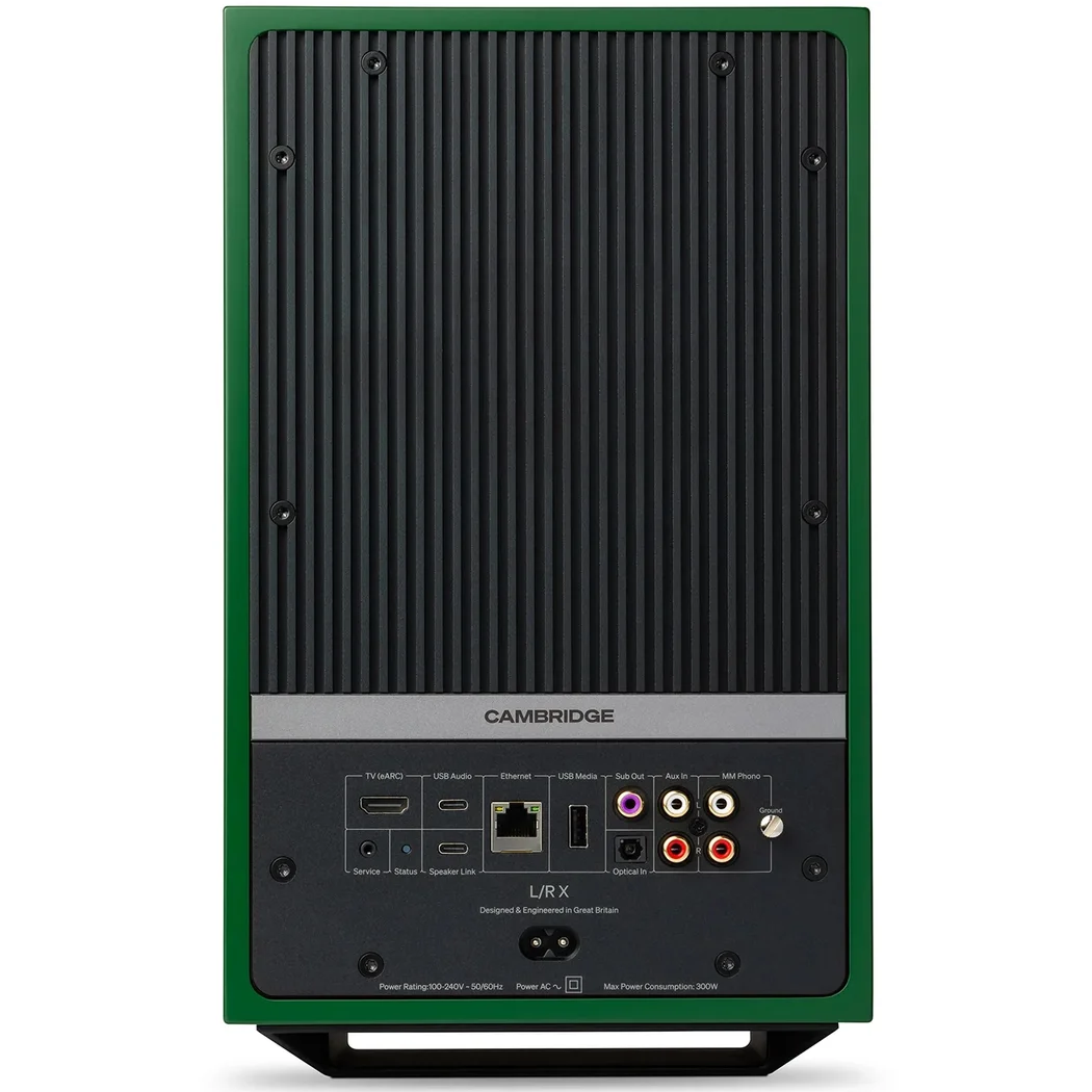 Cambridge Audio L/R X Wireless Bluetooth Desktop Bookshelf Speakers - Green