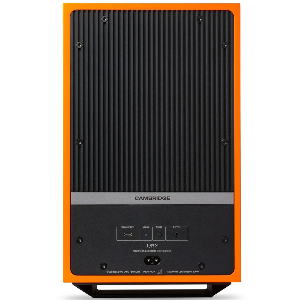 Cambridge Audio L/R X Wireless Bluetooth Desktop Bookshelf Speakers - Orange
