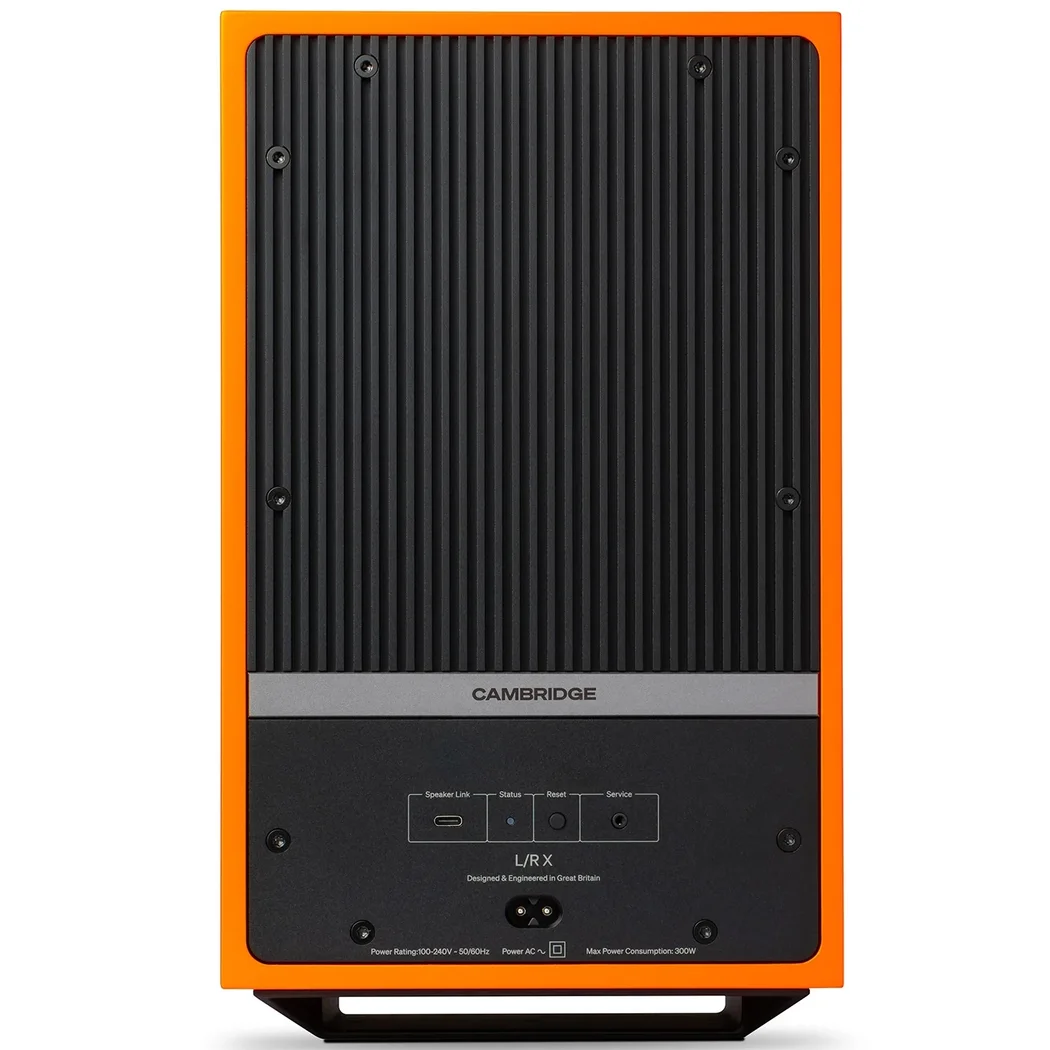 Cambridge Audio L/R X Wireless Bluetooth Desktop Bookshelf Speakers - Orange
