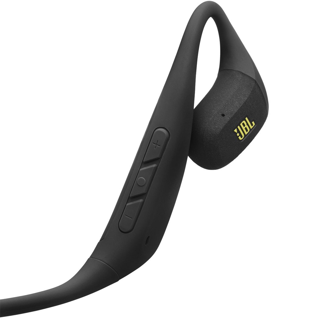 JBL Endurance Pace Waterproof Neckband Wireless Bluetooth Air Conduction Open-Ear Headphone with Mic - Black/Lime