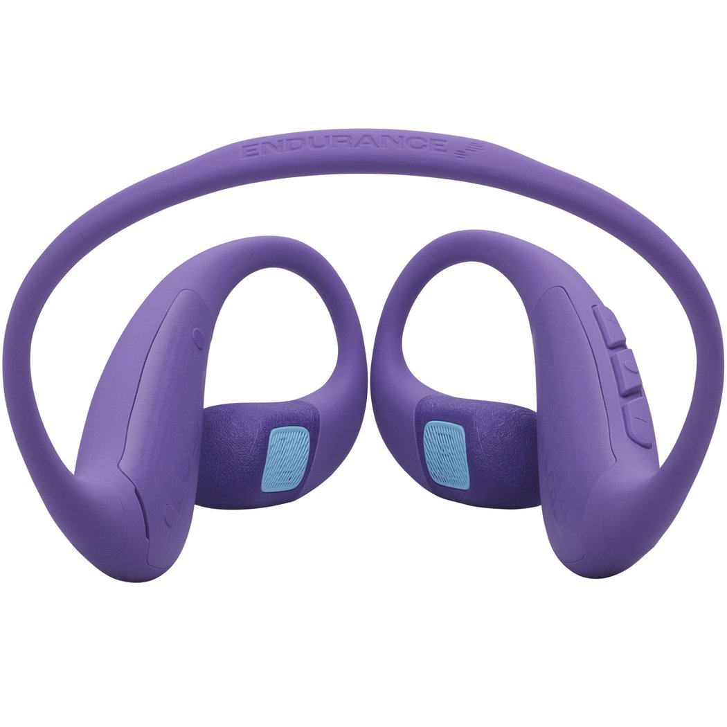 JBL Endurance Pace Waterproof Neckband Wireless Bluetooth Air Conduction Open-Ear Headphone with Mic - Purple