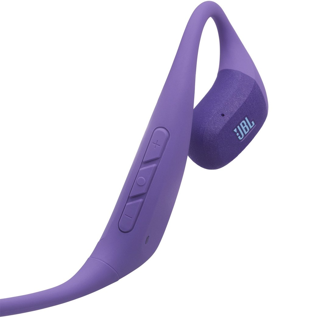 JBL Endurance Pace Waterproof Neckband Wireless Bluetooth Air Conduction Open-Ear Headphone with Mic - Purple