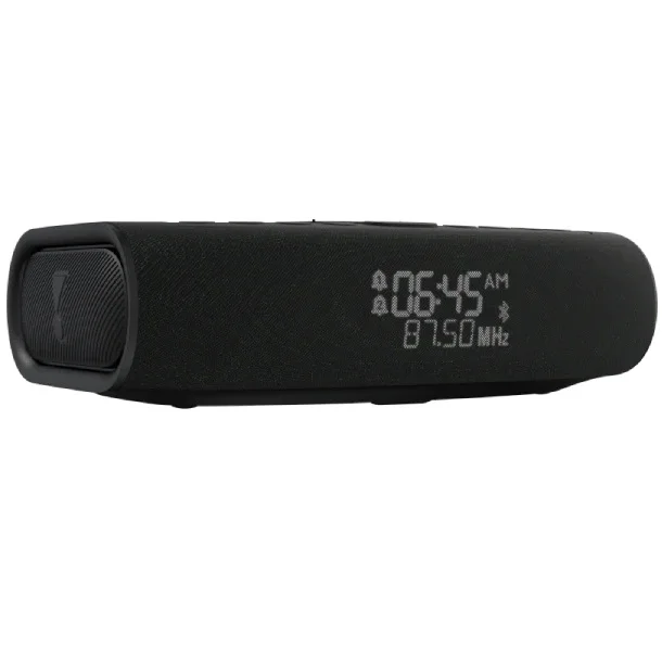 JBL Rise Wireless Bluetooth Desktop Speaker, Alarm Clock with FM Radio