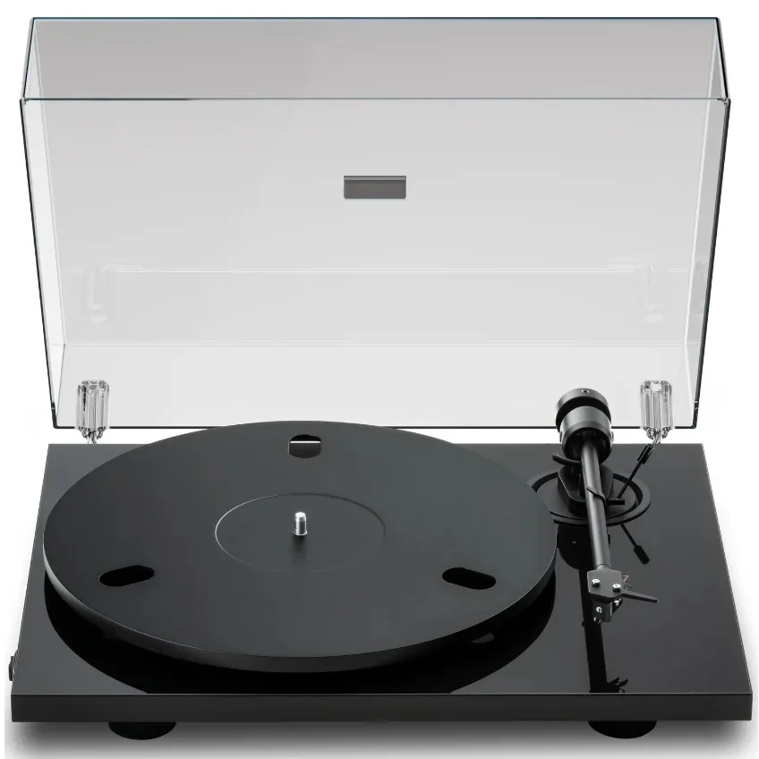 Pro-Ject E1.2 Phono Fully Manual Belt-Drive Turntable (with Pick it MM E Cartridge) - High Gloss Black