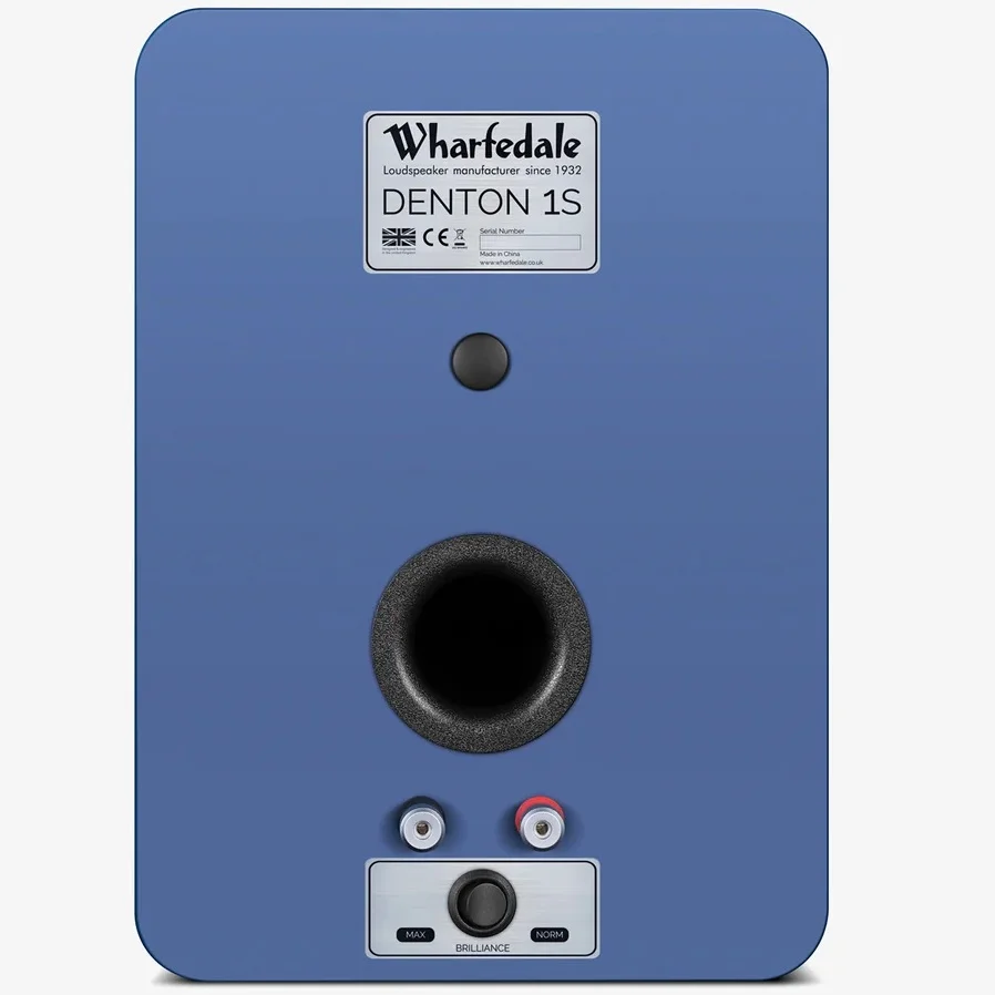 Wharfedale Denton 1S 2-Way Passive Desktop Bookshelf Speakers - Blue