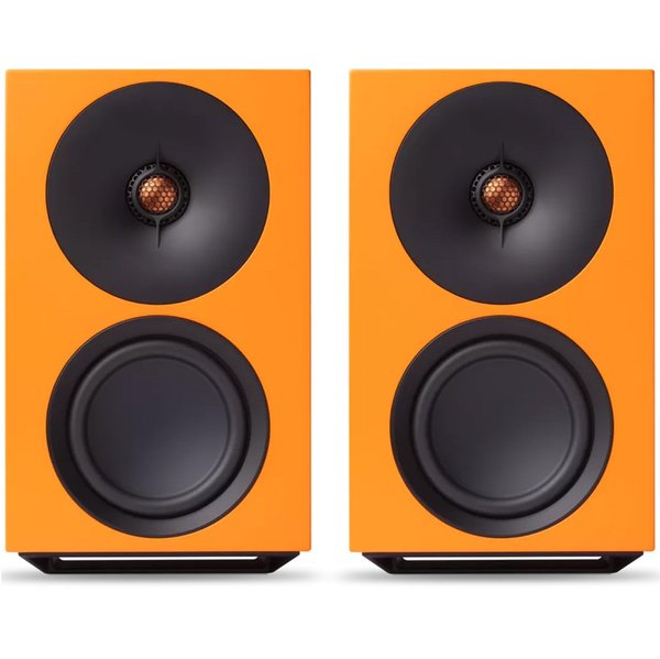 Cambridge Audio L/R M Wireless Bluetooth Desktop Bookshelf Speakers - Orange