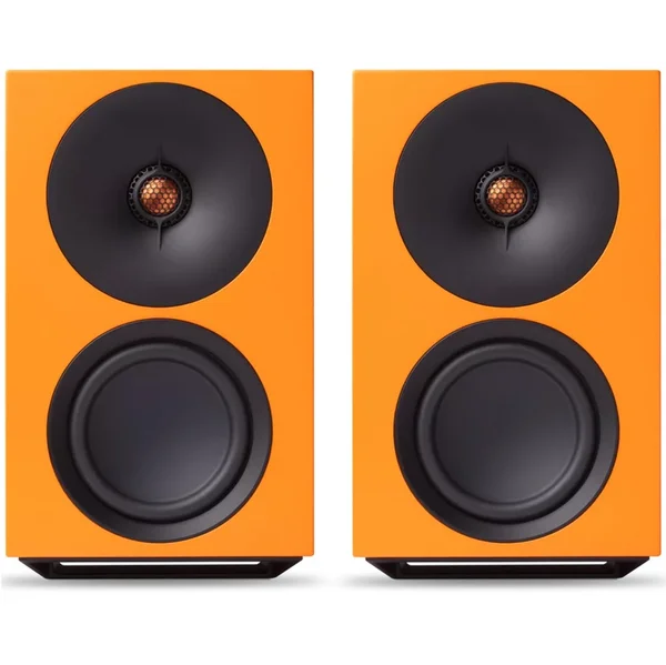 Cambridge Audio L/R M Wireless Bluetooth Desktop Bookshelf Speakers - Orange