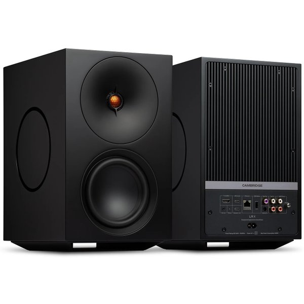 Cambridge Audio L/R X Wireless Bluetooth Desktop Bookshelf Speakers - Black
