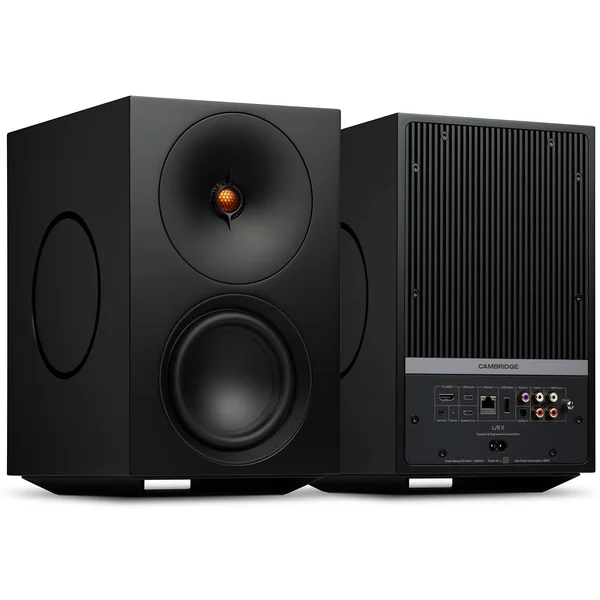 Cambridge Audio L/R X Wireless Bluetooth Desktop Bookshelf Speakers - Black